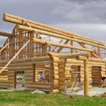 Everests log home