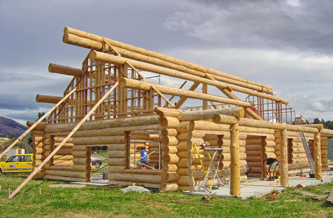 Everests log home